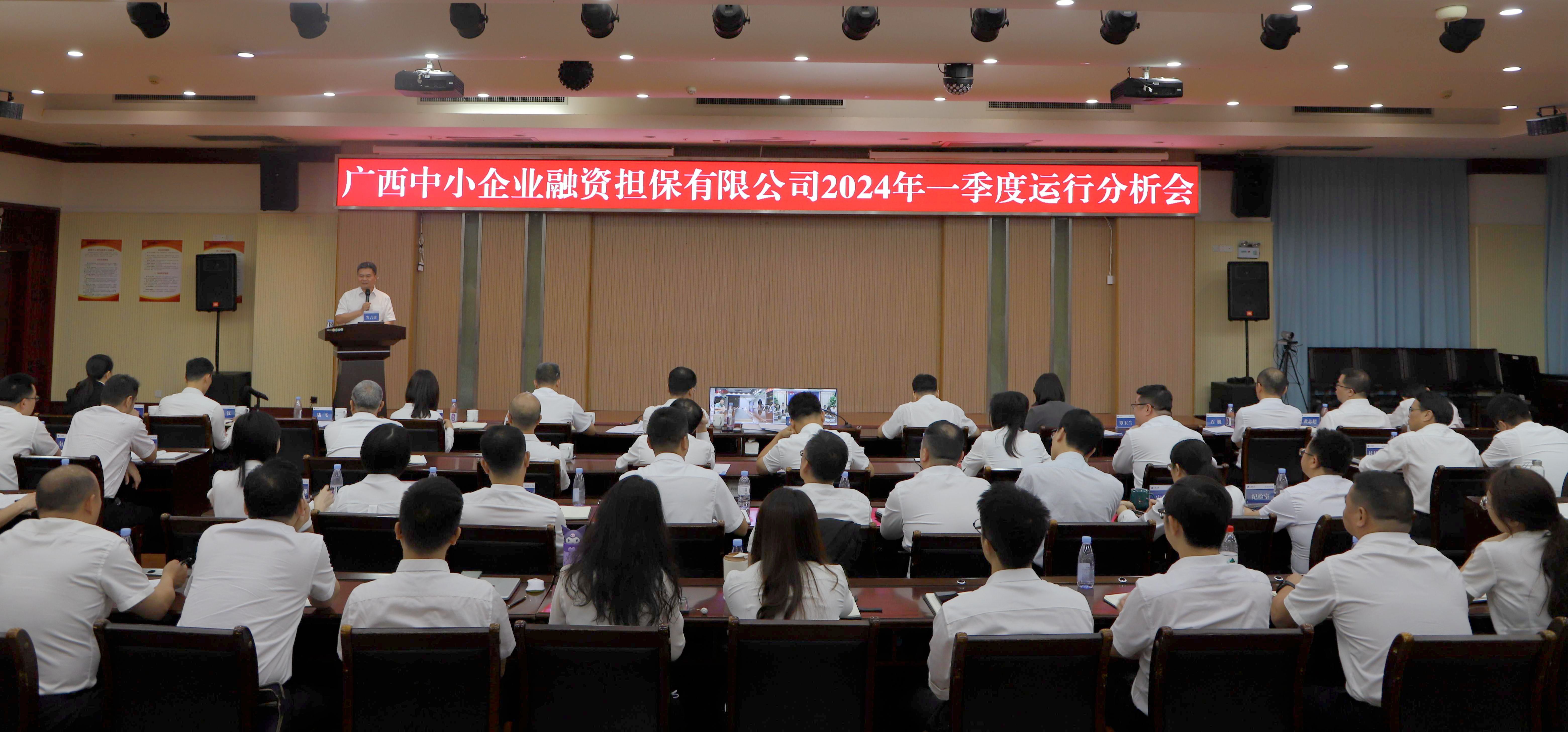 【落實(shí)落細(xì)落地，全力攻堅(jiān)“雙過半”】中小擔(dān)保召開2024年一季度運(yùn)行分析會